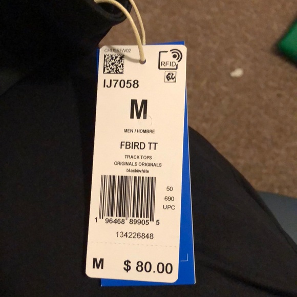 adidas Mens Adicolor Classics Firebird Track Top - Picture 5 of 5